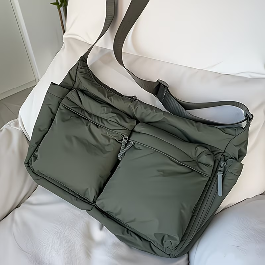 レジャーショルダーバッグ シングルショルダーバッグ 大容量 パソコンバッグ マルチポケット スポーツショルダーバッグ